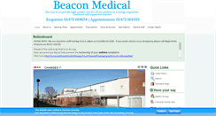 Desktop Screenshot of beaconmedical.nhs.uk