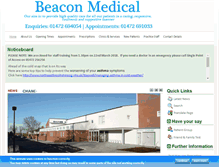 Tablet Screenshot of beaconmedical.nhs.uk